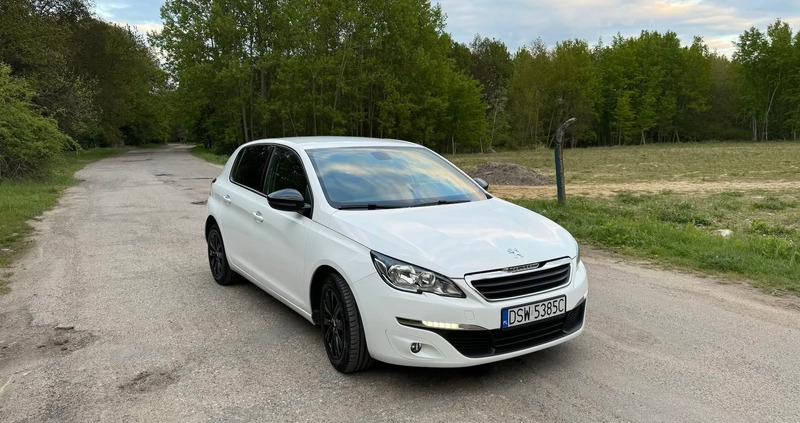 Peugeot 308 cena 37550 przebieg: 168000, rok produkcji 2016 z Wrocław małe 79